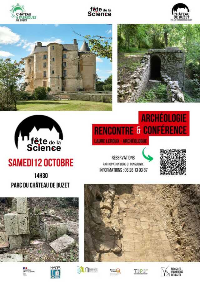 Fête de la Science : Archéologie, rencontre et conférence