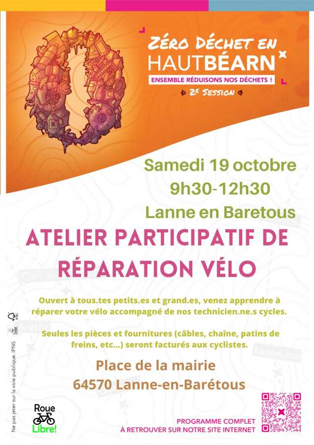 Zéro déchet en Haut-Béarn : Atelier réparation de vélos