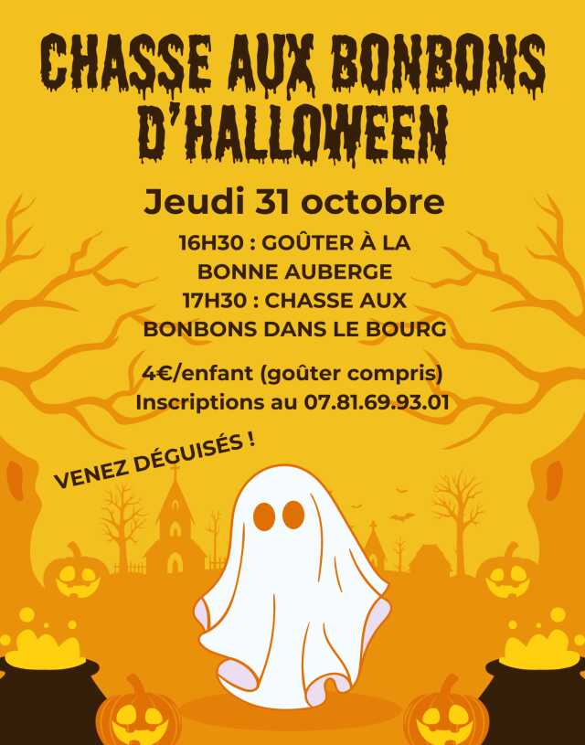 Chasse aux bonbons d'Halloween