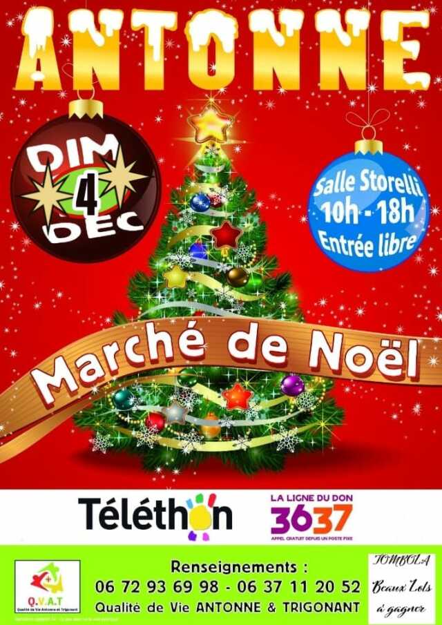 Dordogne - Fête Marché - Marché de Noël - Agenda Antonne-et-Trigonant 24420