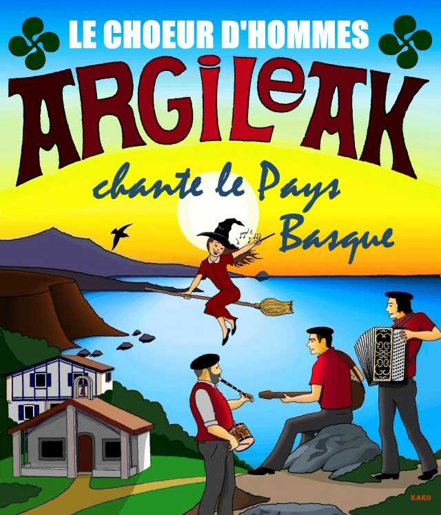Concert de chants basques avec le chœur d'hommes Argileak