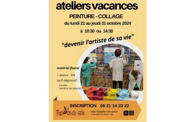 Ateliers vacances : 