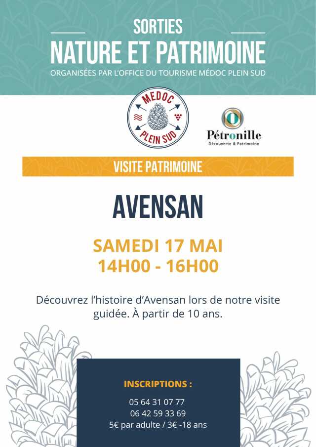Sortie patrimoine : Histoire et patrimoine de la ville Avensan - Chapelle St Raphaël