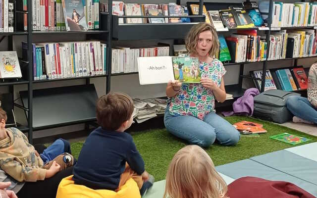 Médiathèque : lectures pour les tout-petits