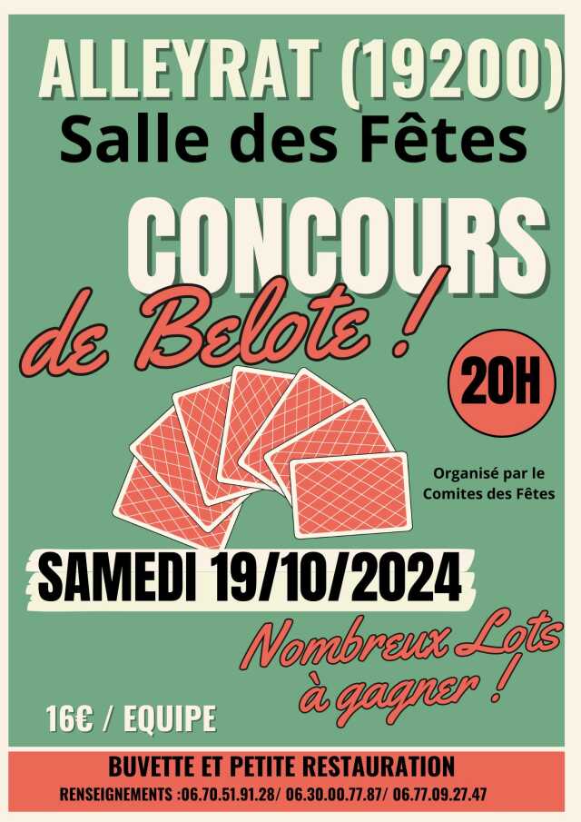 Concours de belote