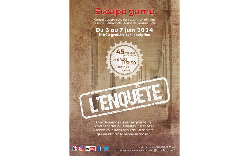 Escape Game à la caserne Bernadotte