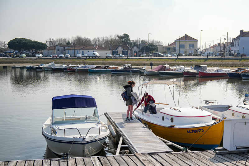 Les Ports de La Teste en pinasse électrique