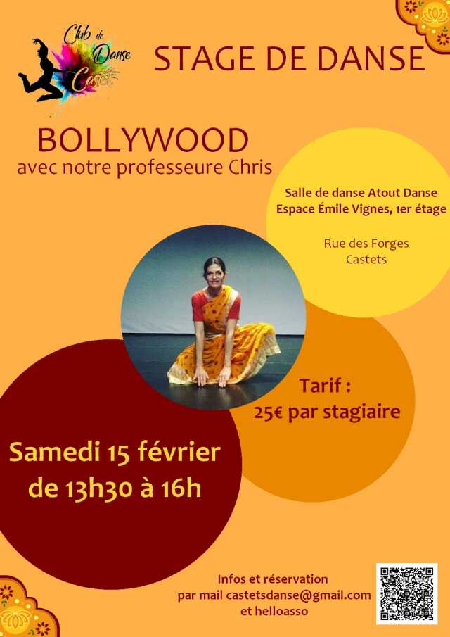 Stage de danse Bollywood