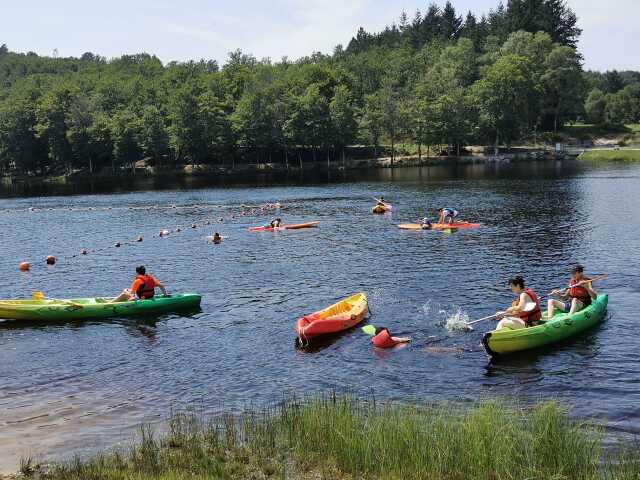 Canoë Kayak au plan d'eau de Tarnac