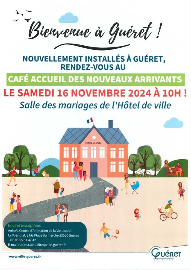 Café accueil des nouveaux arrivants