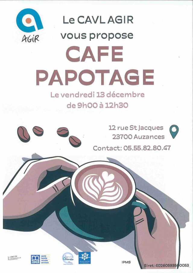 AGIR : Café papotage