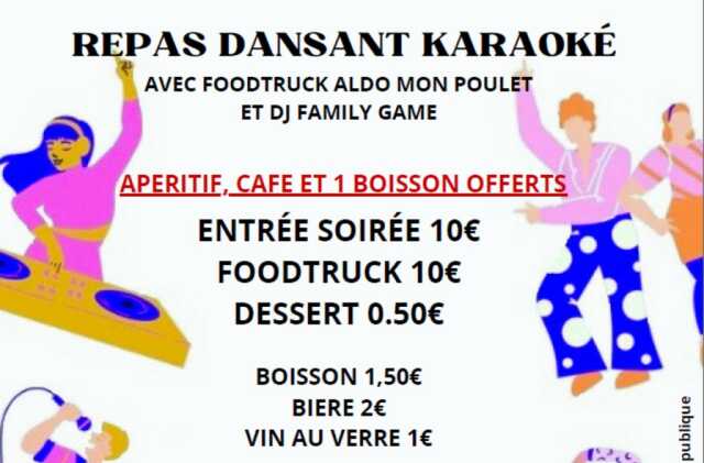 Repas dansant karaoké