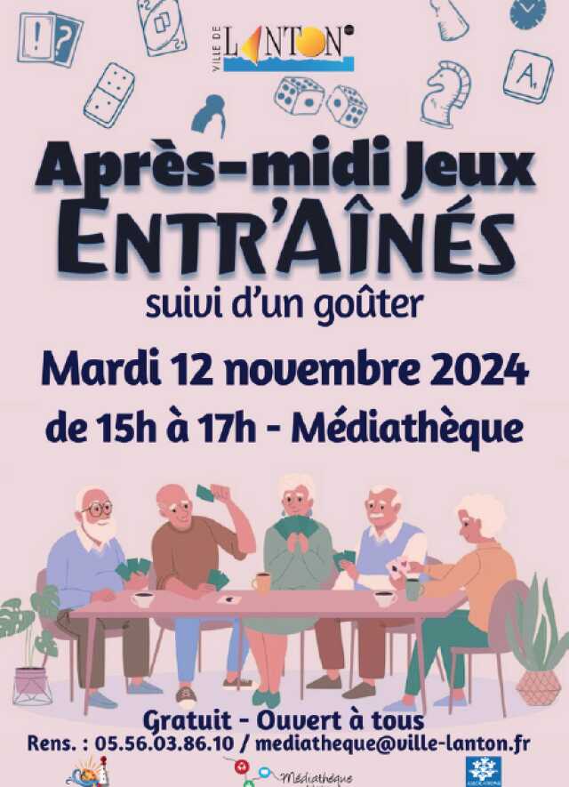 Après-midi jeux entr'aînés