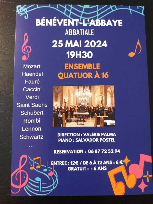 Concert Ensemble Quatuor à 16