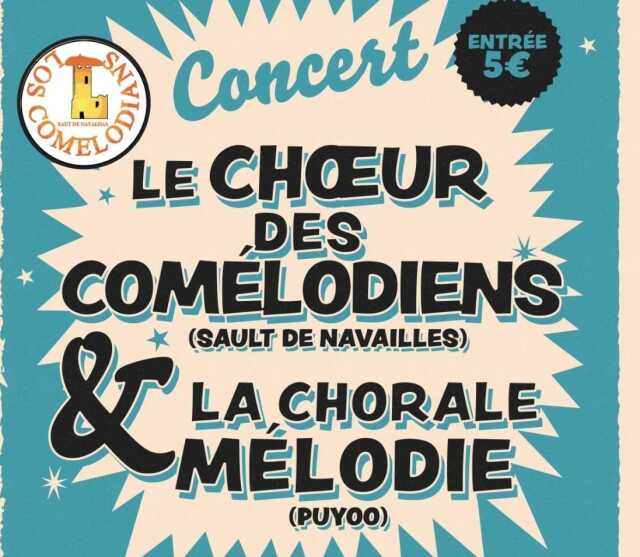 Concert : Choeur des Comélodiens et Chorale Mélodie