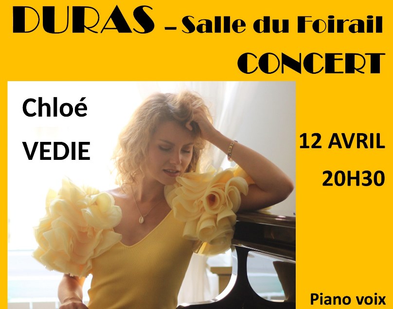 Concert piano-voix Chloé VEDIE