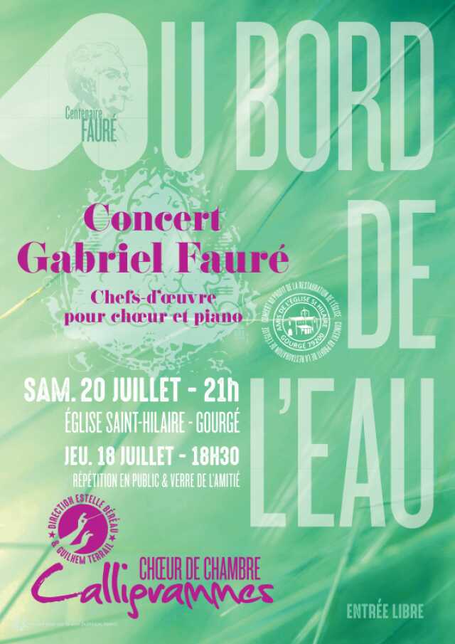 Concert Gabriel Fauré - Au bord de l'eau