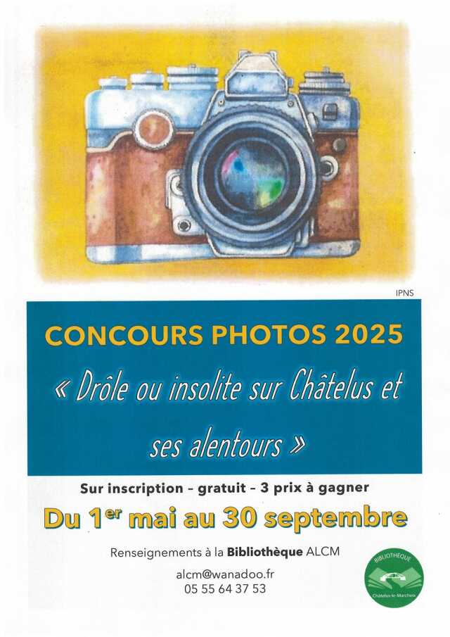 Concours Photo à la Bibliothèque de Châtelus le Marcheix