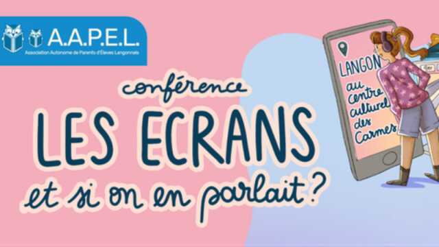 Conférence : Les écrans, et si on parlait ?