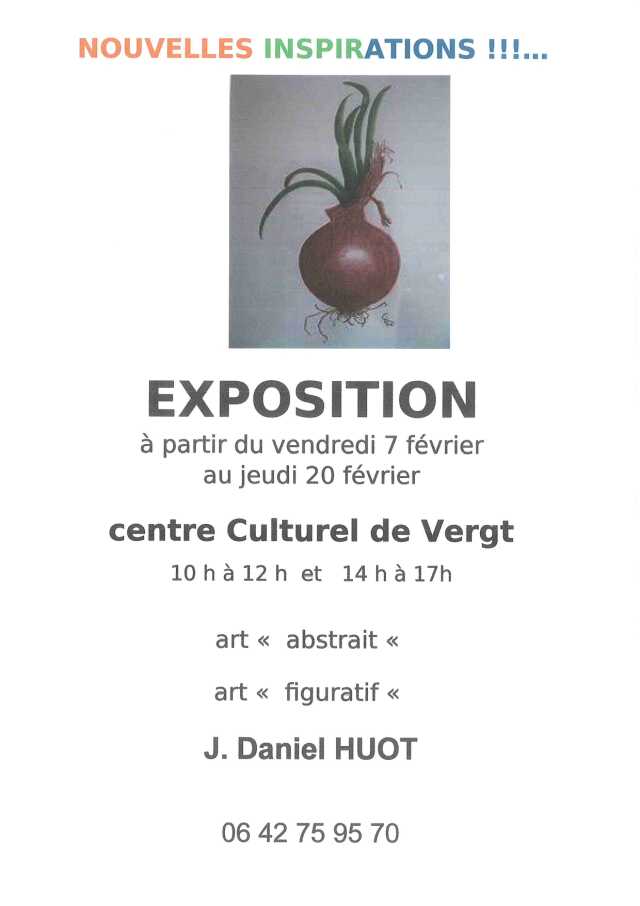 exposition peinture - Vergt - 07.02.2025 au 19.02.2025