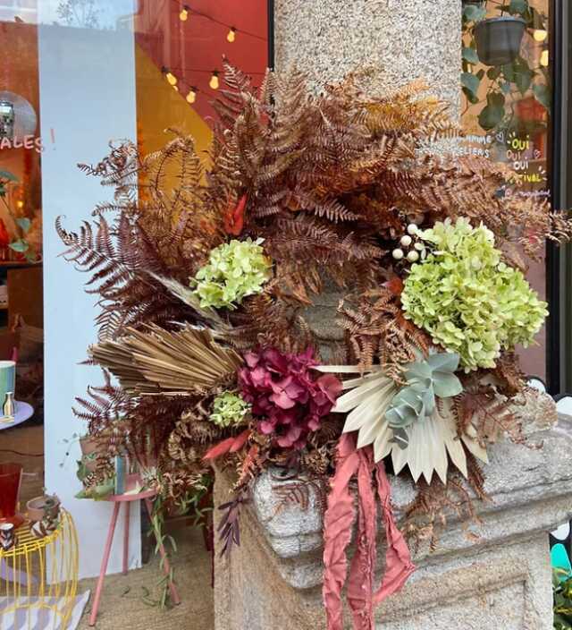 Atelier couronne d'automne chez Deflorette - Limoges