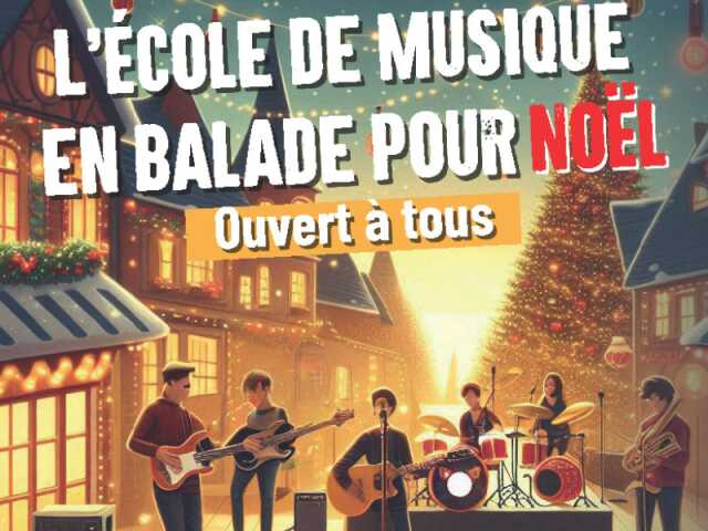 L'école de Musique intercommunale de l'Estuaire en balade pour Noël à Saint-Caprais