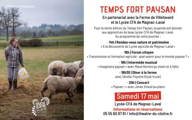 Temps fort paysan au Lycée-CFA de Magnac-Laval