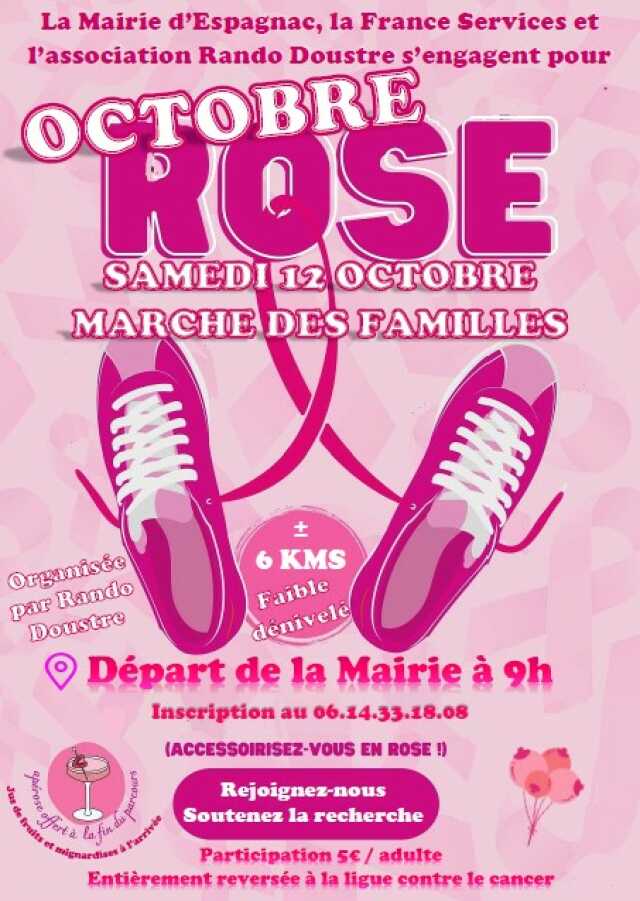 Randonnée : Octobre Rose : Marche des familles