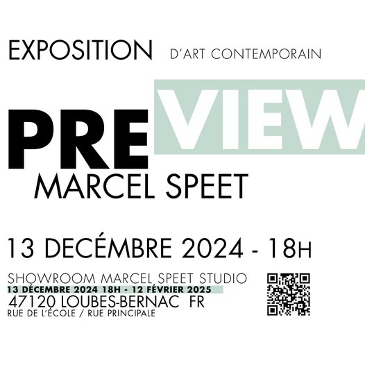 Exposition PREVIEW à Marcel Speet Studio