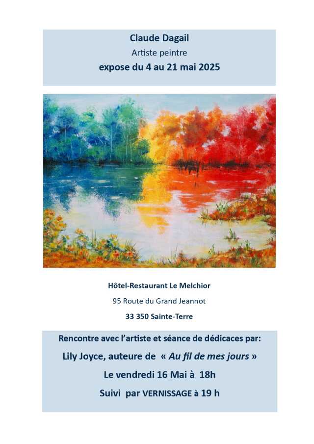 Exposition des peintures de Josyane Dufour