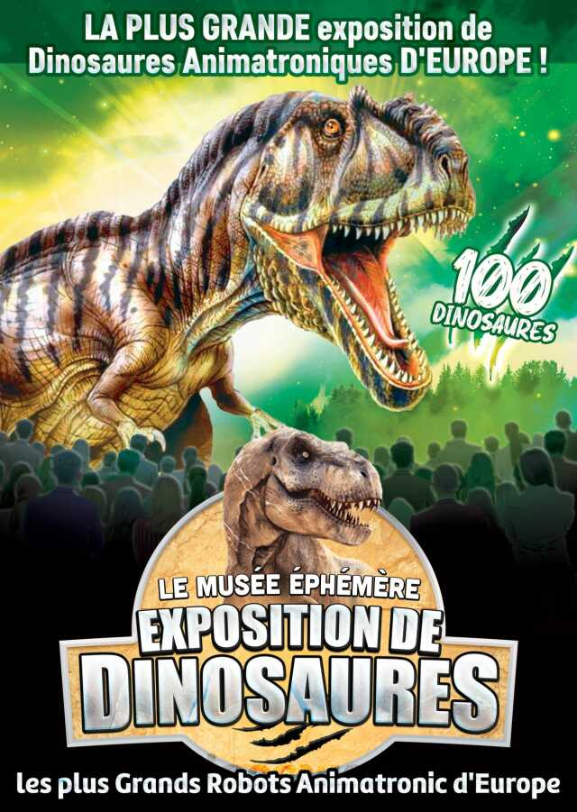 Le musée éphémère -  Expositon de Dinosaures