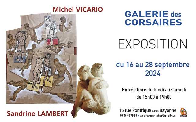 Exposition de Vicario et Sandrine Lambert