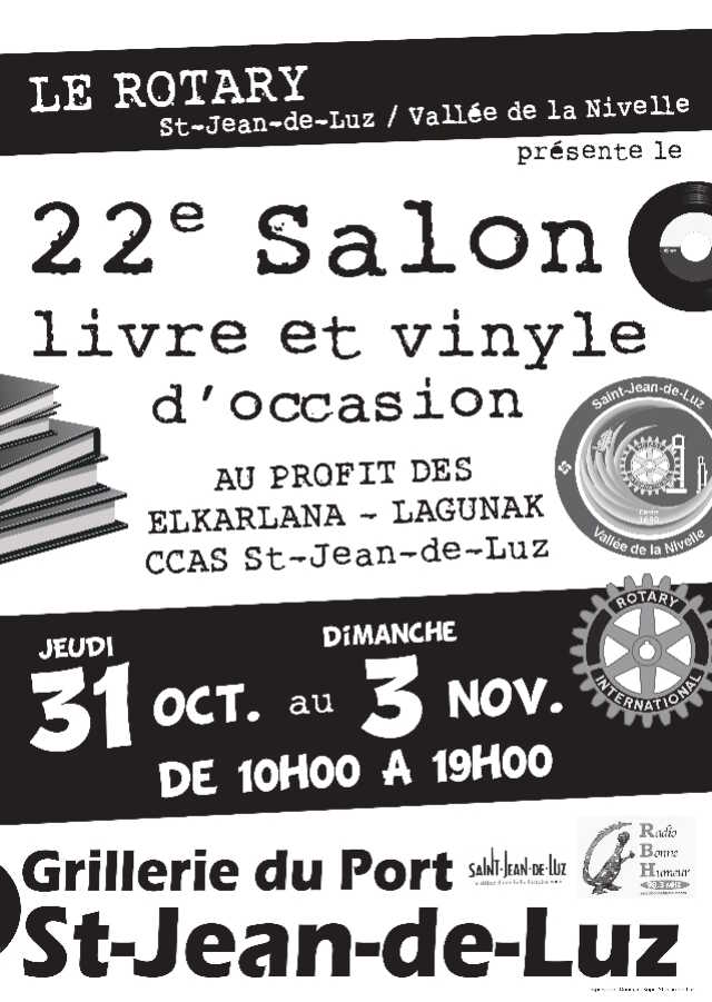 22ème Salon du Livre d'Occasion et du Disque Vinyle