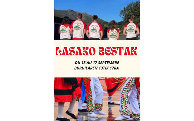 Fêtes de village : pelote basque, goûter et  repas poule au pot animé