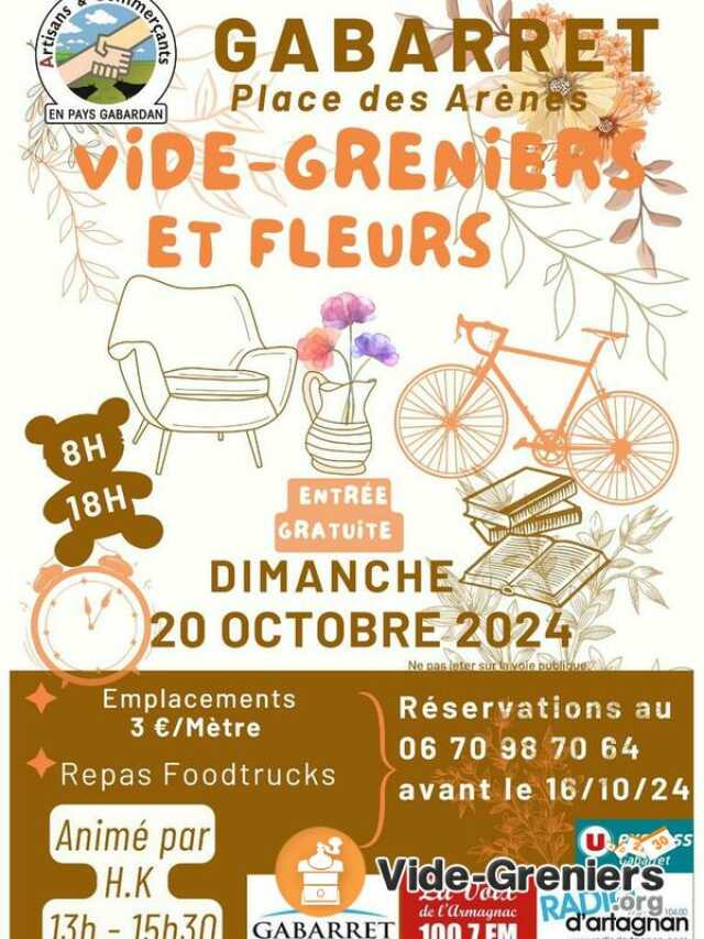 Vide Grenier et Marché aux fleurs