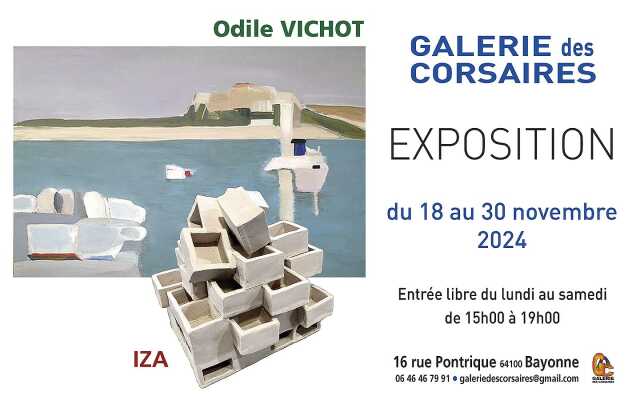 Exposition de Iza et Odile Vichot : peintures d'ici et d'ailleurs...du paysage à l'abstrait