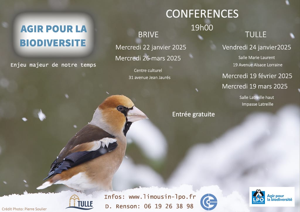 Conférences : Agir pour la biodiversité