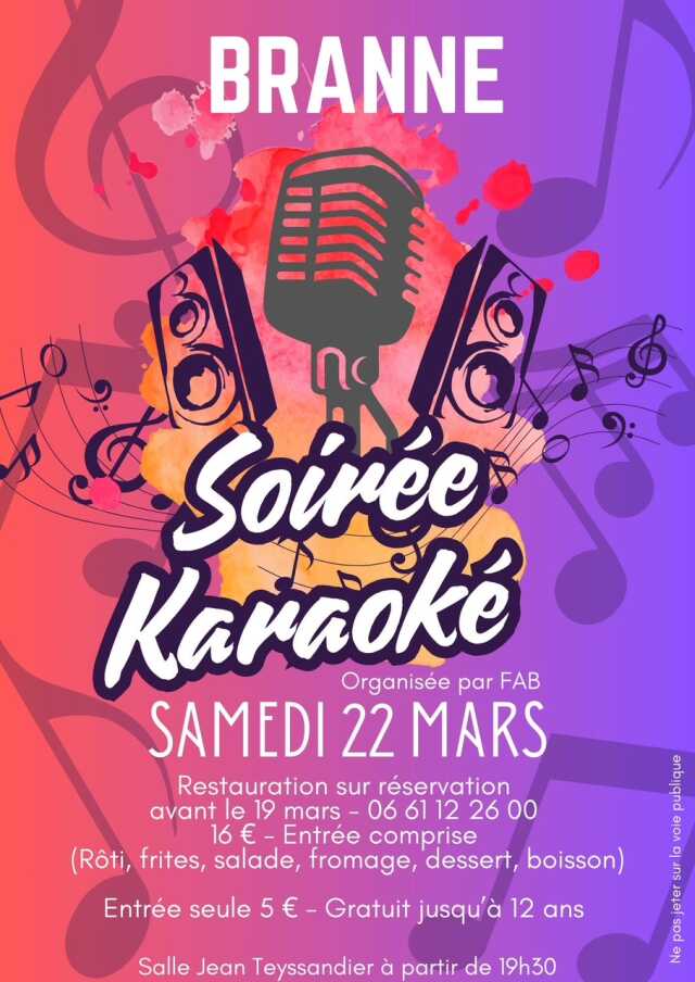 Soirée Karaoké