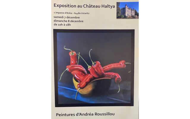 Exposition au Château Haltya : Andrea Roussillou