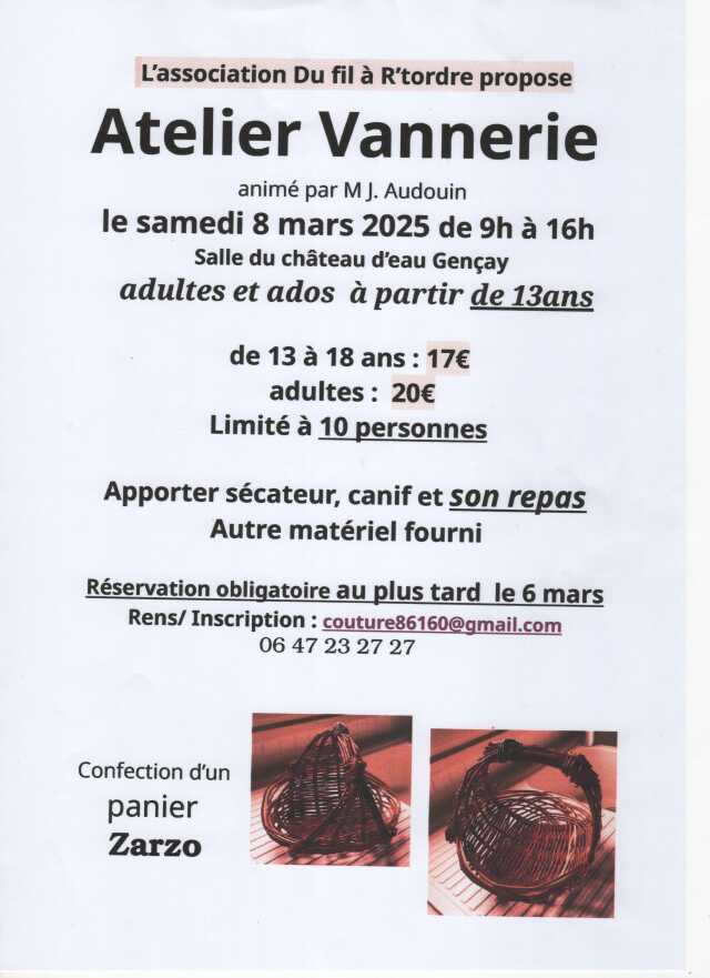 Atelier Vannerie