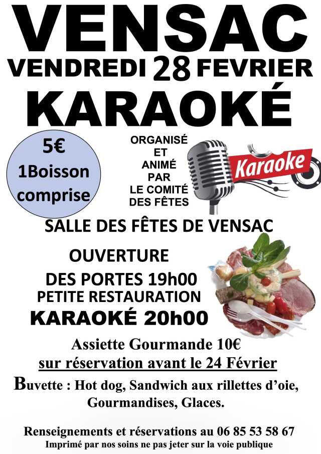 Soirée karaoké