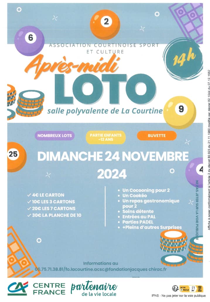 Après-midi loto