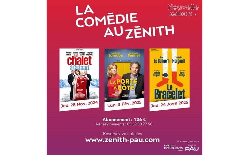 La comédie au Zénith - Nouvelle saison