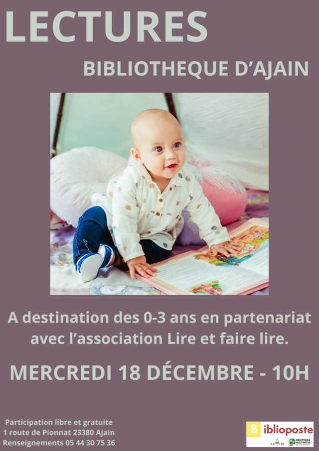 Lectures d'album pour les 0-3 ans