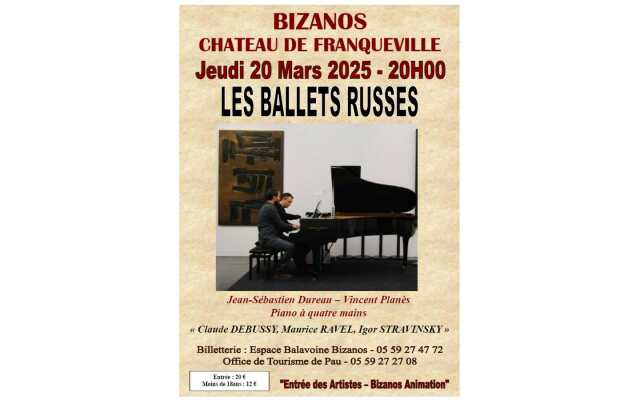 Piano à 4 mains : Les Ballets Russes