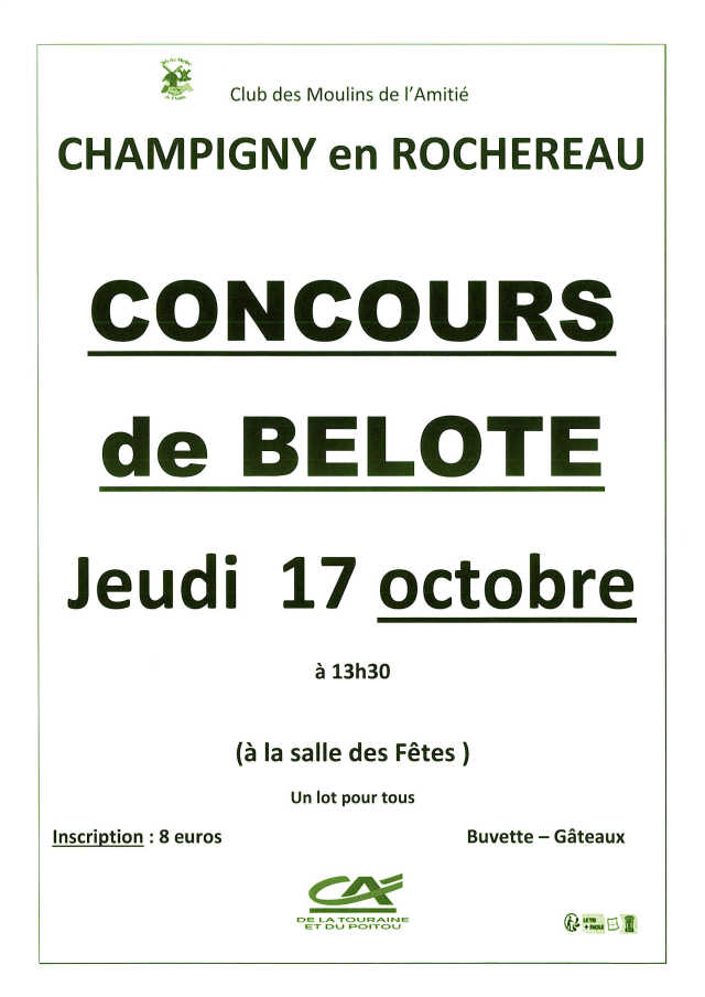 Concours de Belote