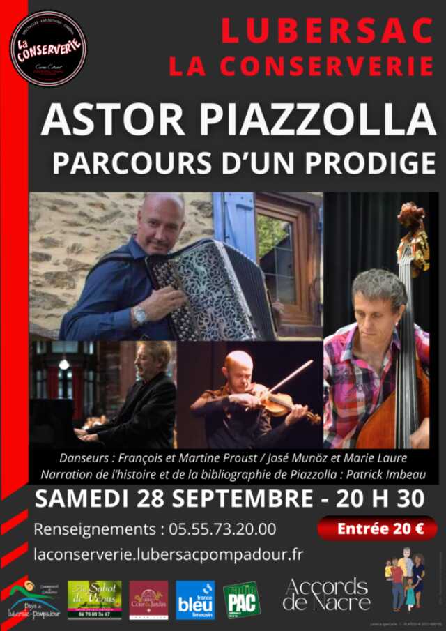 La Conserverie : Astor Piazzola, parcours d'un prodige