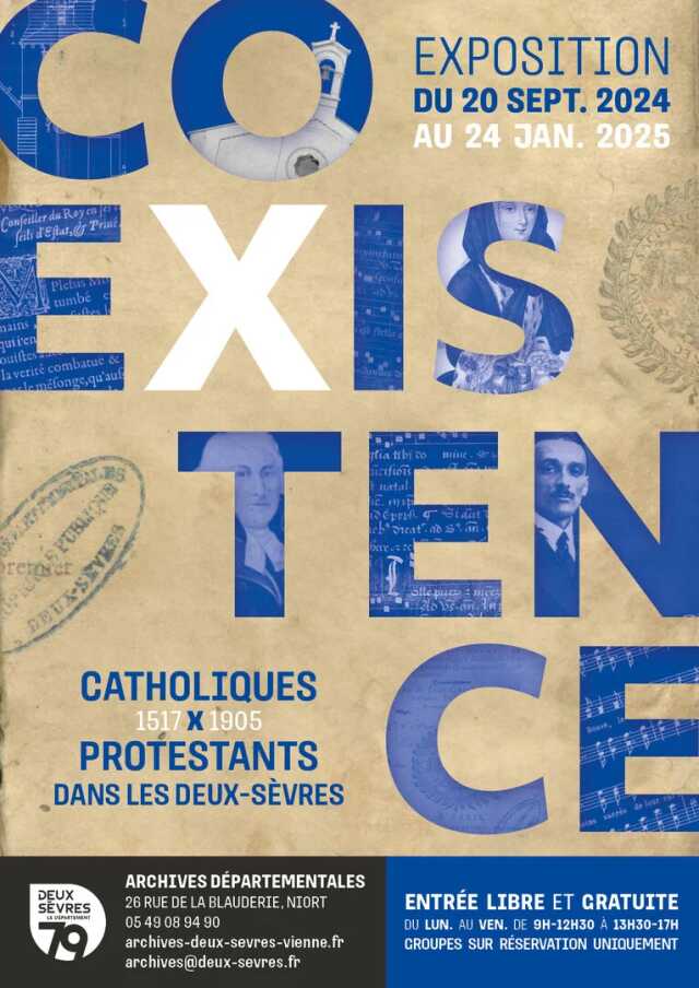 Exposition Coexistence : Catholiques x Protestants (1517-1905) à Niort