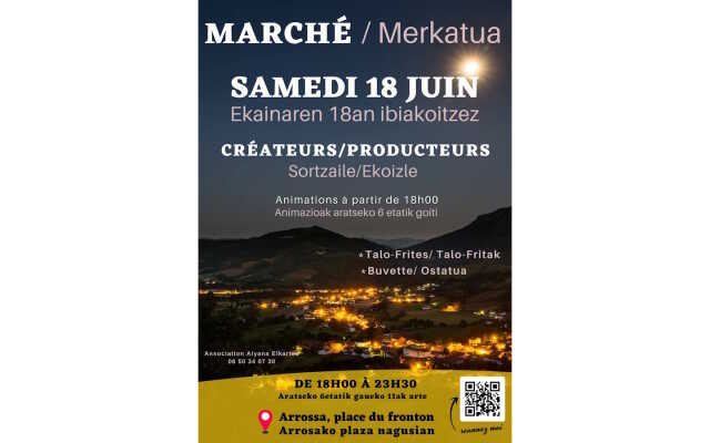 Marché nocturne : marché des créataurs-producteurs