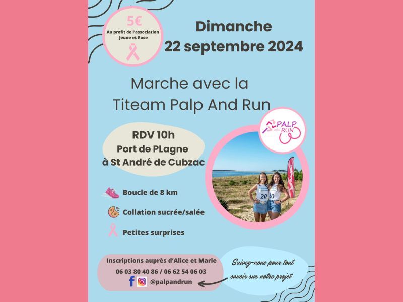 Marche avec la Titeam Palp And Run